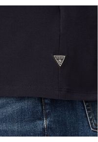 Guess Polo M6YP28 K4475 Granatowy Slim Fit. Typ kołnierza: polo. Kolor: niebieski. Materiał: bawełna #4