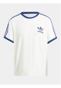 Adidas - adidas T-Shirt 3-Stripes IT9842 Biały Loose Fit. Kolor: biały. Materiał: bawełna #2