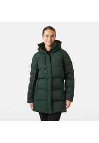Parka damska z kapturem Helly Hansen Adore. Typ kołnierza: kaptur. Kolor: czarny, wielokolorowy, zielony. Sezon: zima. Styl: elegancki #1