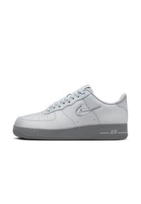 Buty do chodzenia męskie Nike Air Force 1 Jewel. Zapięcie: sznurówki. Kolor: szary. Materiał: tkanina, materiał, syntetyk, skóra, guma. Szerokość cholewki: normalna. Model: Nike Air Force. Sport: turystyka piesza
