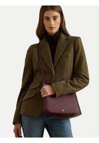 Lauren Ralph Lauren - LAUREN RALPH LAUREN Torebka 431883768052 Bordowy. Kolor: czerwony. Materiał: skórzane #6