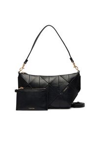 Calvin Klein Torebka Woven LV04F3546G Czarny. Kolor: czarny. Materiał: skórzane #7