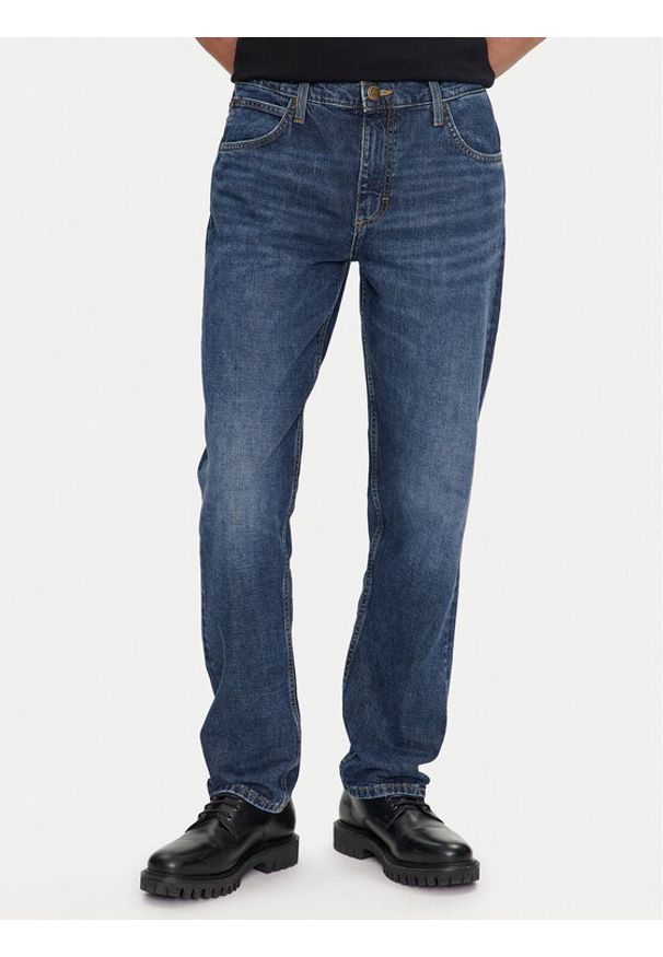 Lee Jeansy Oscar 112355855 Niebieski Relaxed Fit. Kolor: niebieski