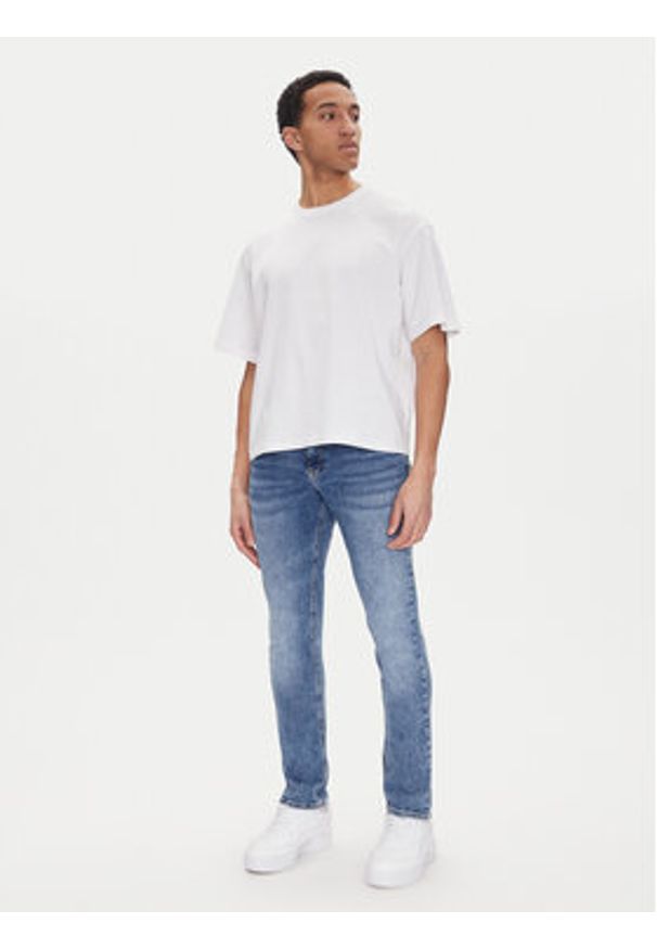 Tommy Jeans Jeansy Scanton DM0DM21378 Niebieski Slim Fit. Kolor: niebieski