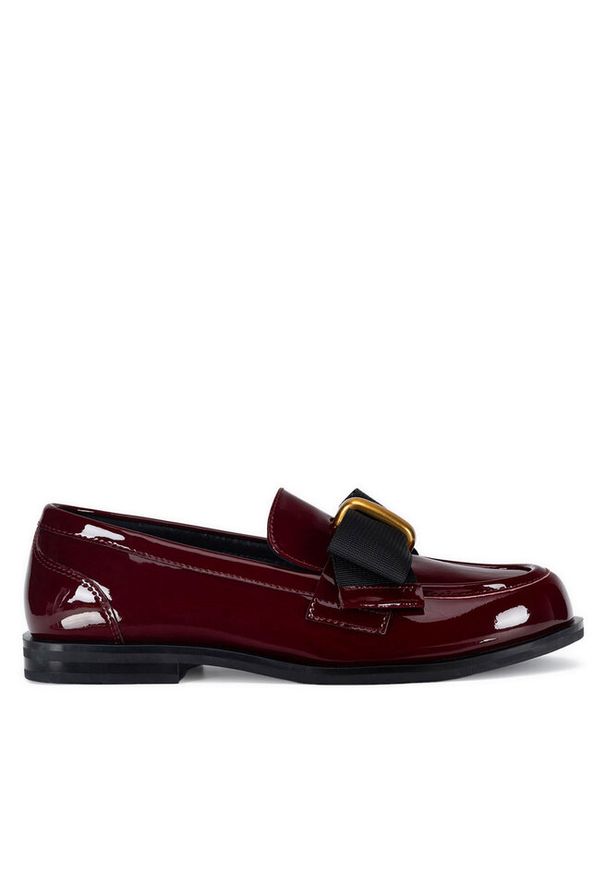 Gino Rossi - Mokasyny GINO ROSSI. Kolor: czerwony