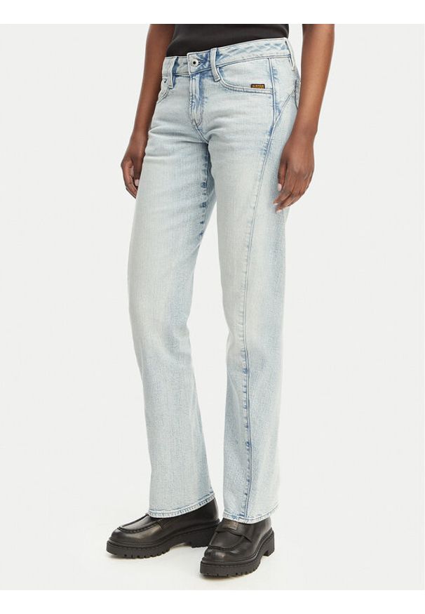 G-Star RAW - G-Star Raw Jeansy Helyx D28486-E205 Niebieski jasny Slim Fit. Kolor: niebieski