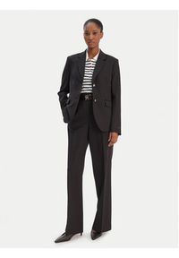 TOMMY HILFIGER - Tommy Hilfiger Marynarka Timeless WW0WW46662 Czarny Regular Fit. Kolor: czarny. Materiał: syntetyk #4