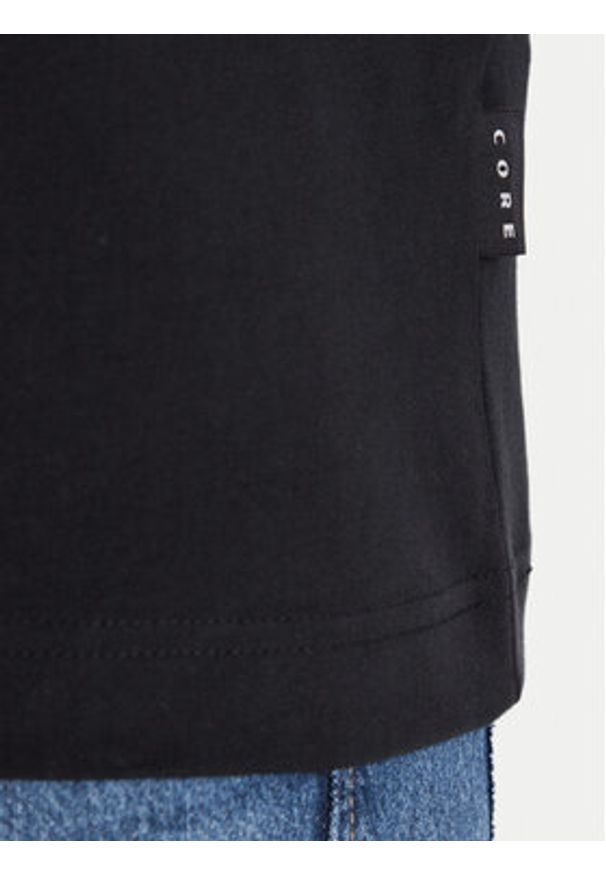 Jack & Jones T-Shirt Fusion 12289870 Czarny Relaxed Fit. Kolor: czarny. Materiał: bawełna
