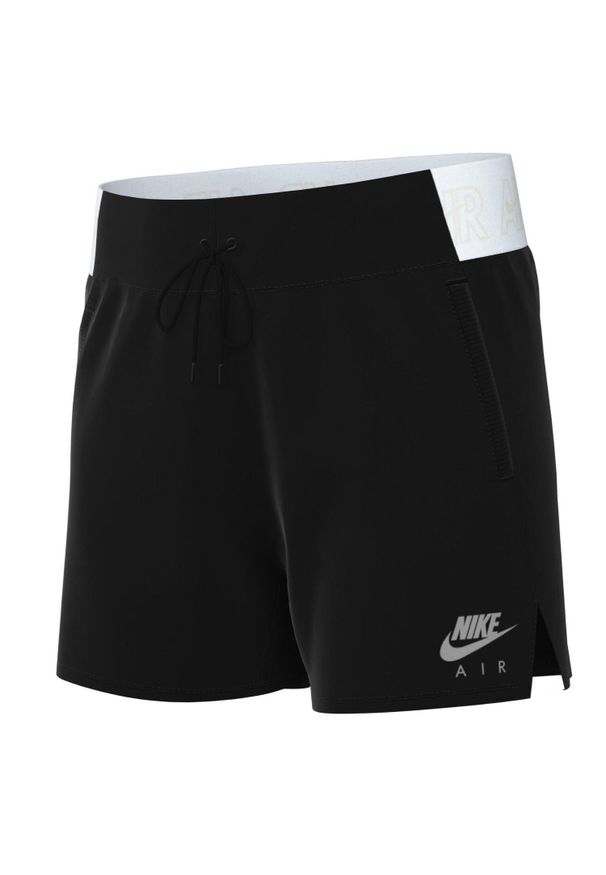 Spodenki treningowe dla dzieci Nike French Terry. Okazja: na uczelnię. Kolor: czarny. Materiał: poliester, bawełna. Styl: sportowy. Sport: joga i pilates