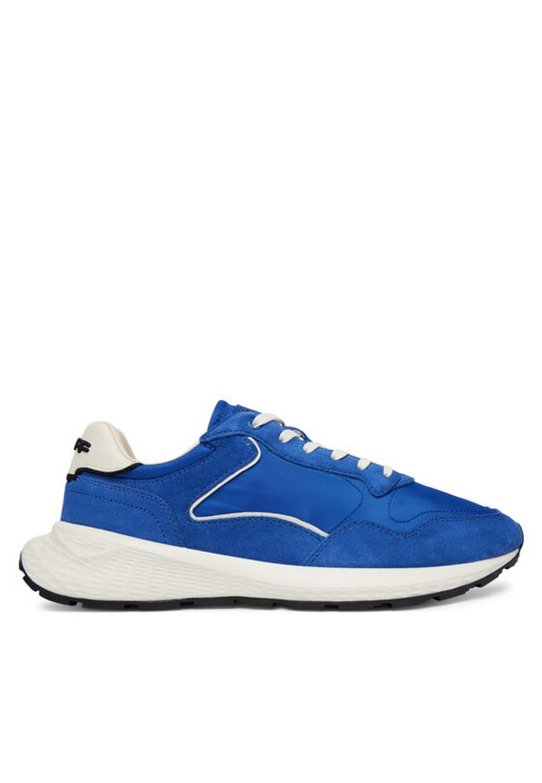 HOFF Sneakersy City MkII 12635414 Niebieski. Kolor: niebieski. Materiał: zamsz, skóra