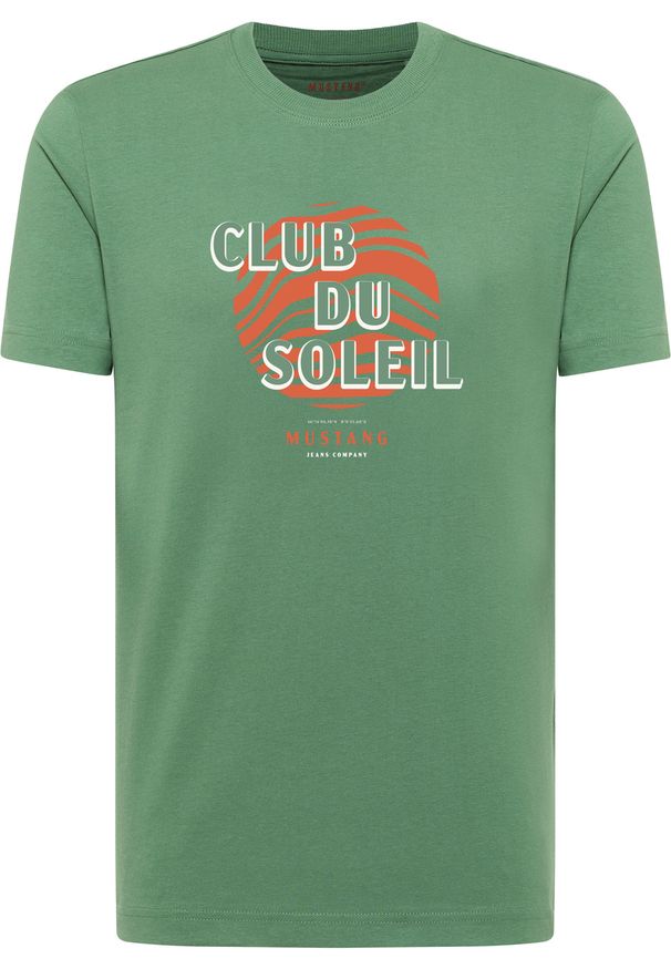 Męski T-Shirt Mustang Style Austin Dark Ivy 1016278 6326