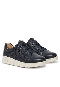 Caprice Sneakersy 9-23763-46 Granatowy. Kolor: niebieski. Materiał: skóra #3