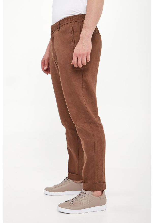 Liu Jo - Spodnie męskie lniane LIU JO. Materiał: len