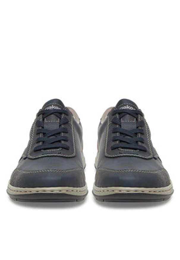 Rieker Sneakersy 17304-14 Granatowy. Kolor: niebieski. Materiał: materiał, syntetyk