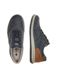 Rieker Sneakersy 17304-14 Granatowy. Kolor: niebieski. Materiał: skóra #5