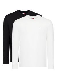 Tommy Jeans Komplet 2 longsleeve DM0DM22148 Kolorowy Slim Fit. Materiał: bawełna. Długość rękawa: długi rękaw. Wzór: kolorowy