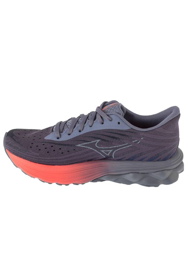Mizuno - Buty do biegania damskie, Wave Skyrise 6. Kolor: niebieski. Model: Mizuno Wave. Sport: bieganie