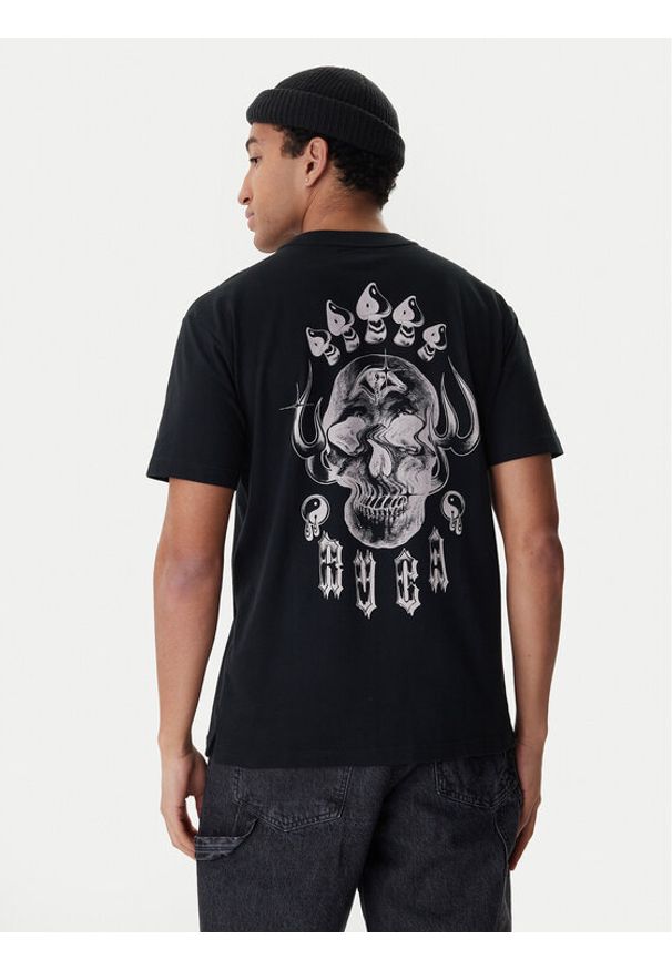 RVCA T-Shirt All Seeing EVYZT00276 Czarny Regular Fit. Kolor: czarny. Materiał: bawełna