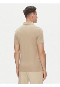 BOSS Polo Palosh 30 50471335 Beżowy Slim Fit. Typ kołnierza: polo. Kolor: beżowy. Materiał: bawełna