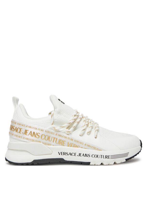 Versace Jeans Couture Sneakersy Dynamic 77VA3SA8 Biały. Kolor: biały. Materiał: mesh, materiał