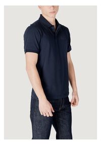 EA7 Emporio Armani Polo 7M000228 AF10373 UB102 Granatowy Regular Fit. Typ kołnierza: polo. Kolor: niebieski. Materiał: bawełna #2