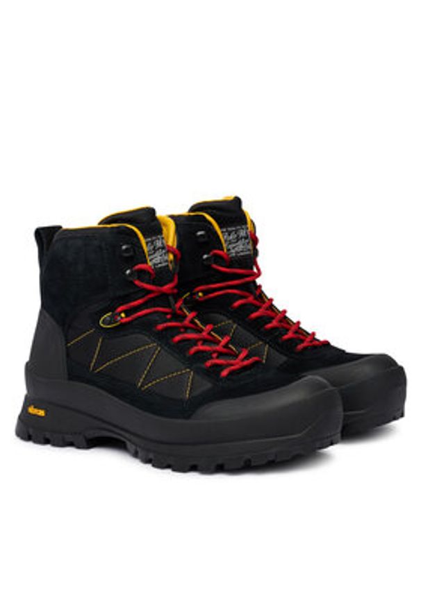 Polo Ralph Lauren Trapery 809974103001 Czarny. Kolor: czarny. Materiał: zamsz, skóra