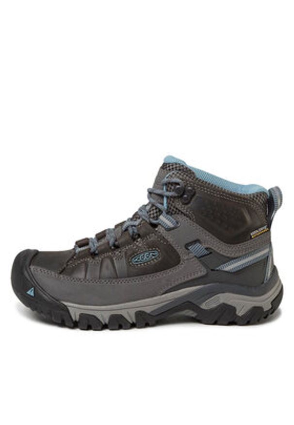 keen - Keen Trekkingi Targhee III Mid Wp 1023040 Szary. Kolor: szary. Materiał: skóra