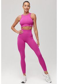 ROUGH RADICAL - Damskie legginsy treningowe seamless Rough Radical LINEA. Kolor: różowy. Sport: fitness
