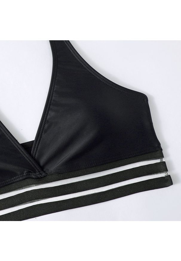 Intica - Strój kąpielowy push-up wysoki stan plaża basen Zhulduz. Stan: podwyższony. Kolor: czarny. Materiał: materiał