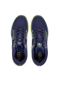 EA7 Emporio Armani Sneakersy X8X242 XK438 R980 Granatowy. Kolor: niebieski. Materiał: skóra #4