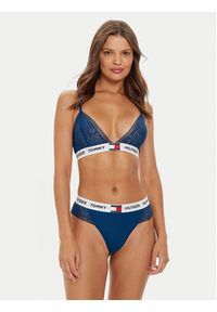 TOMMY HILFIGER - Tommy Hilfiger Biustonosz braletka UW0UW05610 Niebieski. Kolor: niebieski. Materiał: syntetyk #3