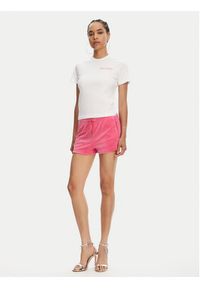 Juicy Couture T-Shirt La Beach JCWCT125319 Biały Regular Fit. Kolor: biały. Materiał: bawełna #5