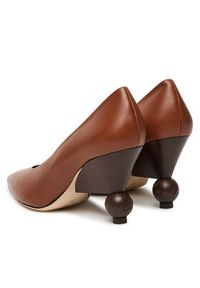Weekend Max Mara Czółenka Nievo 25255260956 Brązowy. Kolor: brązowy. Materiał: skóra #6