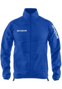 Kurtka Sportowa Givova Windproof 3XL - Lekka i Oddychająca. Kolor: niebieski. Materiał: nylon. Styl: sportowy #2