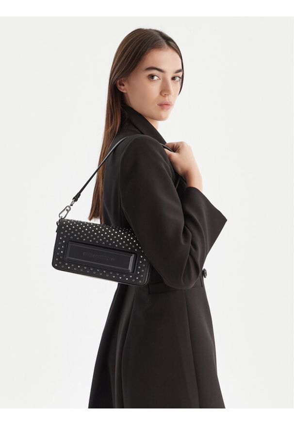 Karl Lagerfeld - KARL LAGERFELD Torebka A4W30083 Czarny. Kolor: czarny. Materiał: skórzane