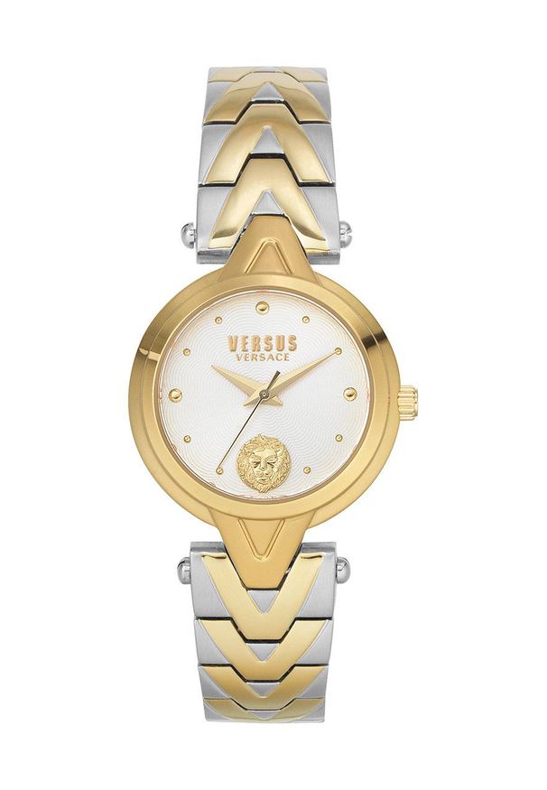 Versus Versace - Zegarek VSPVN1020. Kolor: złoty. Materiał: materiał