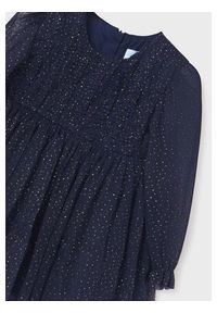 Abel & Lula Sukienka elegancka 5.510 Granatowy Regular Fit. Kolor: niebieski. Materiał: syntetyk. Styl: elegancki #4