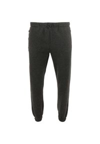 GALEO - Męskie Spodnie Treningowe Silvano Charcoal Melange - Komfort i Styl. Kolor: brązowy, wielokolorowy, szary. Sport: fitness