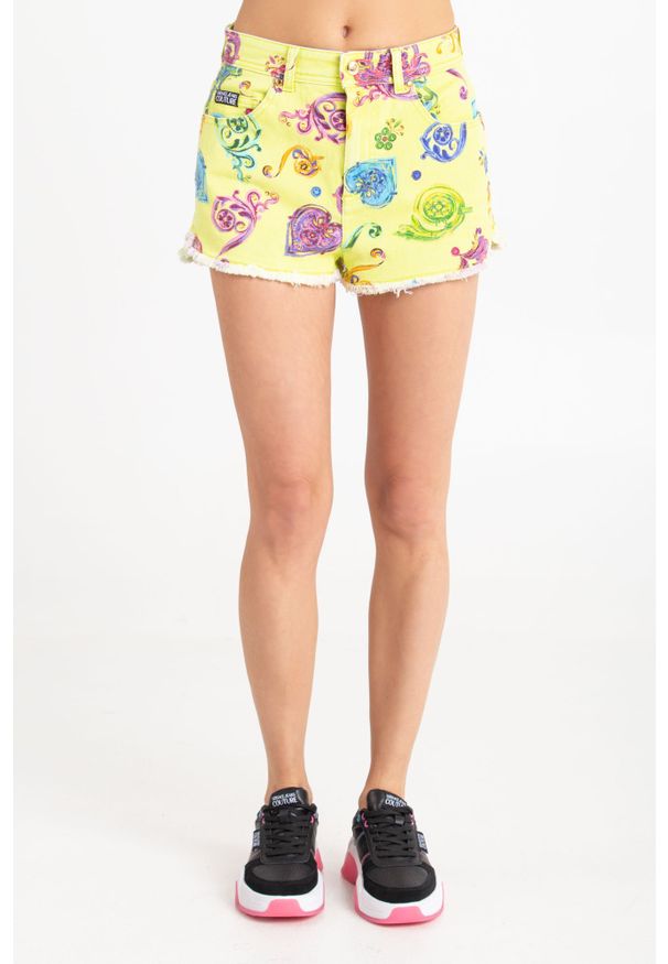 SZORTY Versace Jeans Couture. Stan: podwyższony. Długość: krótkie. Sezon: lato. Styl: rockowy, klasyczny