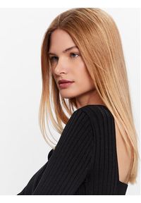 Calvin Klein Sukienka dzianinowa Iconic K20K205753 Czarny Slim Fit. Kolor: czarny. Materiał: dzianina, syntetyk #2