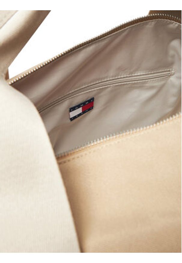 Tommy Jeans Torba Retro Cool Duffle AM0AM13325 Beżowy. Kolor: beżowy. Materiał: materiał. Styl: retro