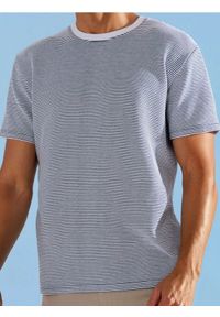 Sinsay - Koszulka w paski - biały. Kolor: biały. Wzór: paski #1