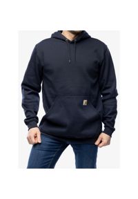 Bluza z kapturem męska Carhartt Hooded Sweatshirt. Typ kołnierza: kaptur. Kolor: niebieski