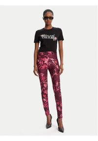 Versace Jeans Couture Legginsy 79HAC101 JS501 Różowy Slim Fit. Kolor: różowy. Materiał: syntetyk #5