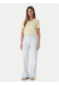 Calvin Klein Jeans T-Shirt Archive LV047B205G Żółty Regular Fit. Kolor: żółty. Materiał: bawełna #5