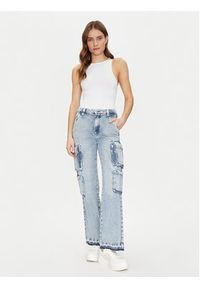 Guess Jeansy W5RA97 D5LG1 Niebieski Regular Fit. Kolor: niebieski #5