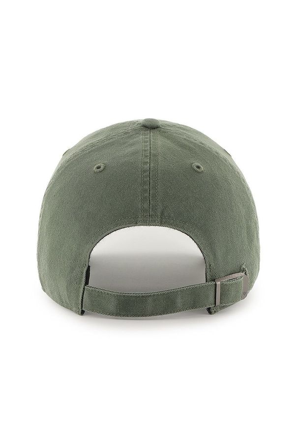 47 Brand - 47brand czapka Los Angeles Dodgers kolor zielony z aplikacją. Kolor: zielony. Wzór: aplikacja