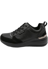 skechers - Buty do chodzenia damskie Skechers Billion Subtle Spots. Zapięcie: sznurówki. Kolor: czarny. Materiał: guma, syntetyk, materiał. Szerokość cholewki: normalna. Model: Skechers Sport. Sport: turystyka piesza