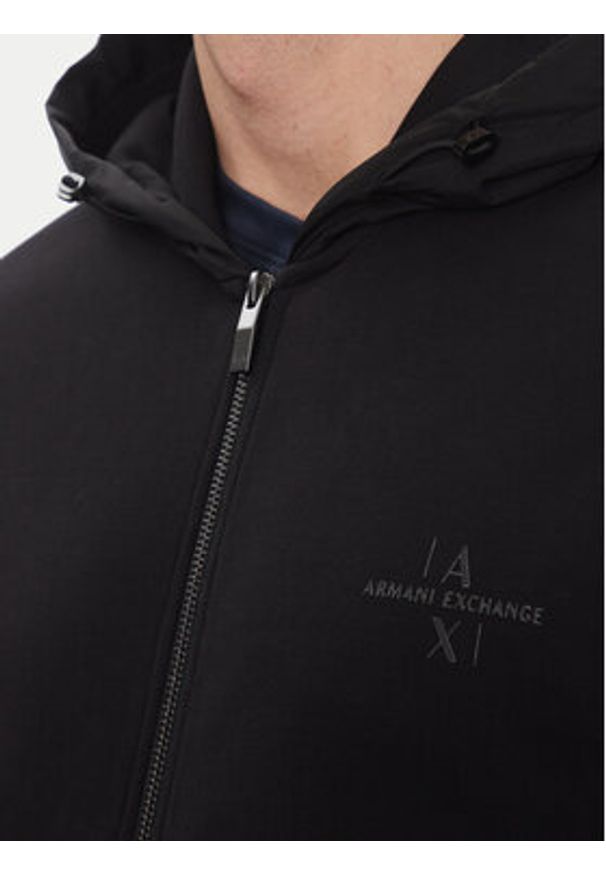 Armani Exchange Bluza XM000515 AF13047 MC105 Czarny Regular Fit. Kolor: czarny. Materiał: bawełna
