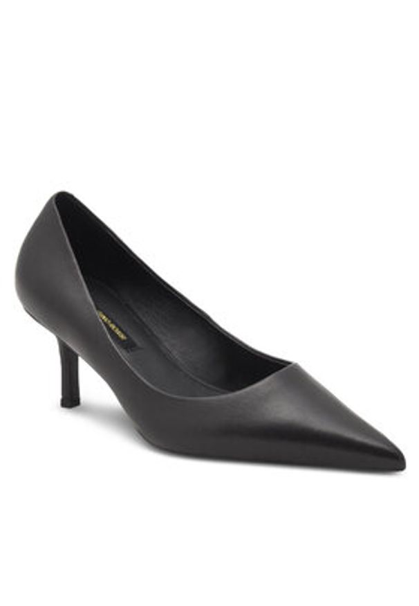 Gino Rossi - GINO ROSSI Czółenka ZOFIA-V1681-21-2 Czarny. Kolor: czarny. Materiał: skóra